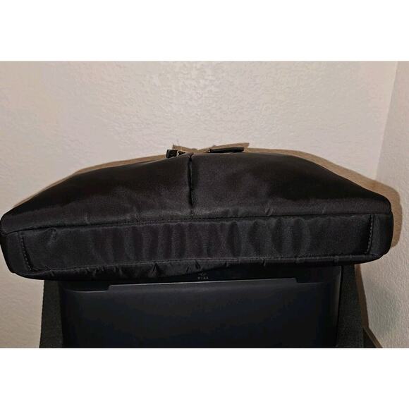 Knomo London Hanover 14in Laptop Briefcase Shoulder Work Bag Black 14x10x2 $227 - Picture 9 of 16